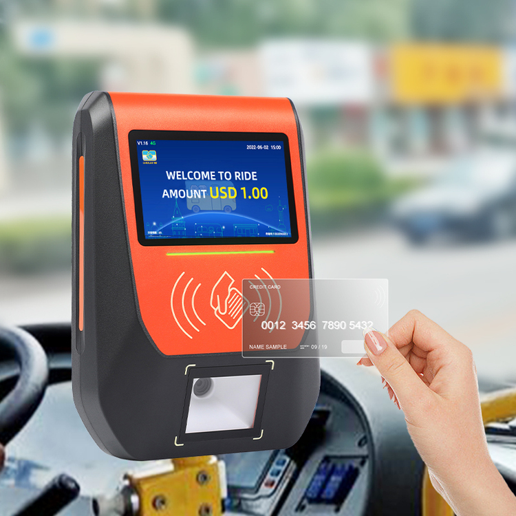 Bus smart card reader
